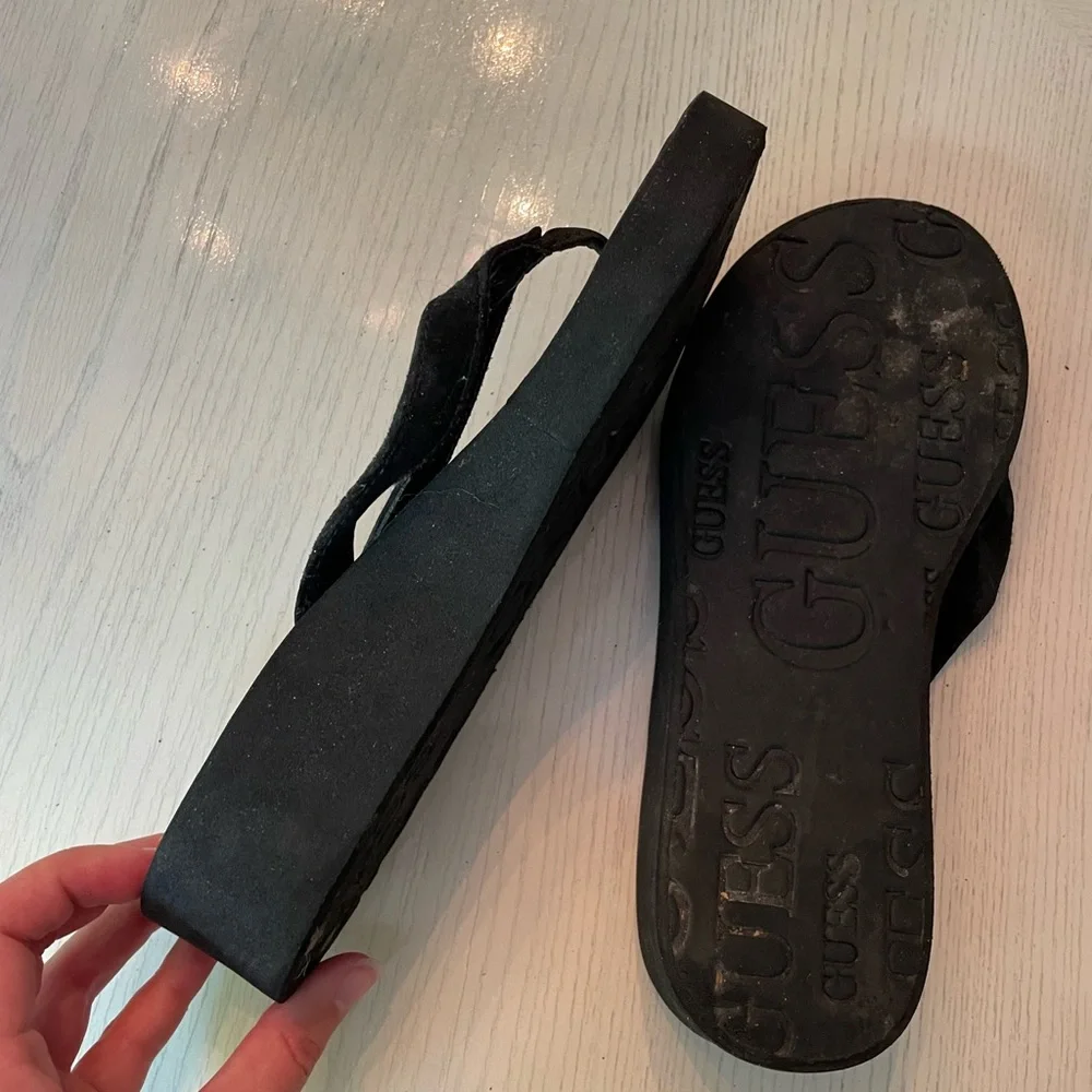 Guess Rhinestone Flip Flops - Picture 4 of 4